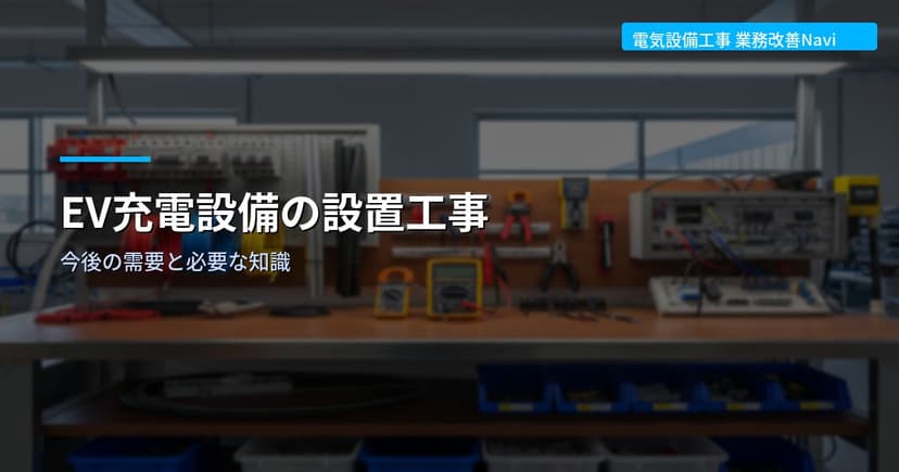 EV充電設備の設置工事｜今後の需要と必要な知識
