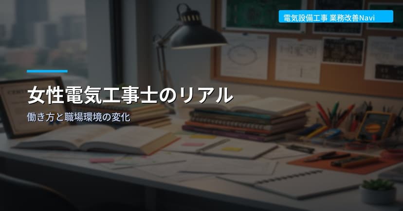 女性電気工事士のリアル｜働き方と職場環境の変化