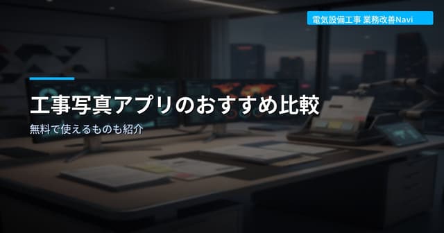 工事写真アプリのおすすめ比較｜無料で使えるものも紹介