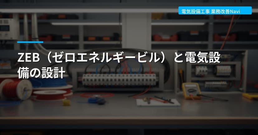 ZEB（ゼロエネルギービル）と電気設備の設計